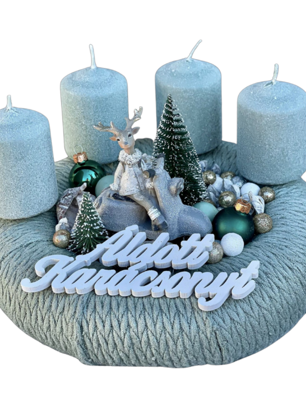 Menta adventi koszorú