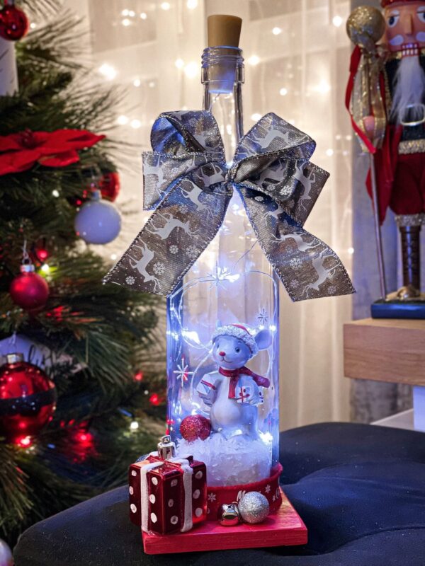 Világító Üveg Dísz 19.