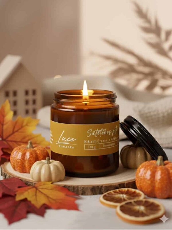 Sütőtökös Pite Szójaviasz Illatgyertya Szójagyertyák import placeholder for 10428