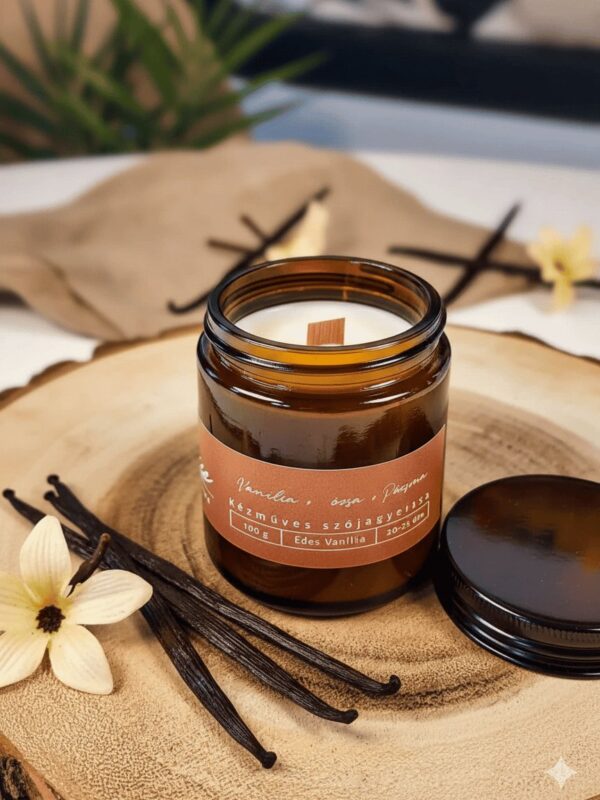 Édes Vanília Szójaviasz Illatgyertya Szójagyertyák import placeholder for 10436