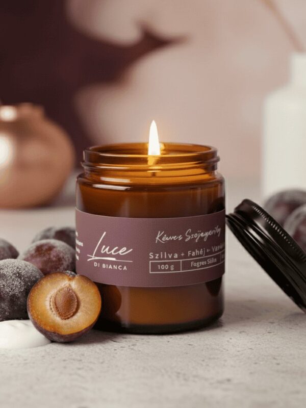 Fagyos Szilva Szójaviasz Illatgyertya Szójagyertyák import placeholder for 10437